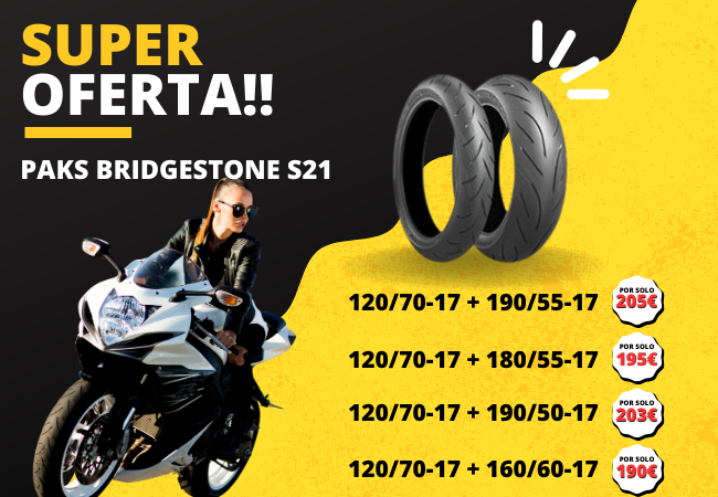 Oferta packs Bridgestone S21